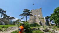 Burg Mödling, Austria, Creating Drone Video, photo by Terra Over Fly